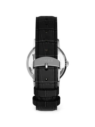 Timex Marlin Croc-effect-strap 34mm Watch In Multi