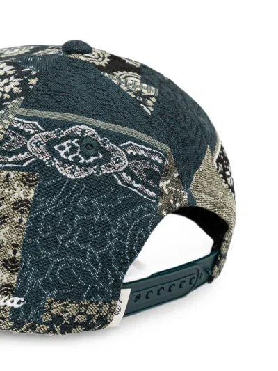 Les Deux Jacquard Baseball Cap In Multi
