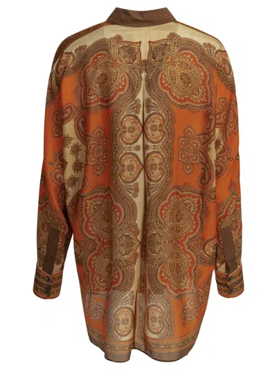 Zimmermann Mahon Printed Blouse In Multi