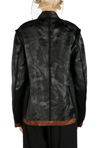 Communs Classic Button Jacket In Black