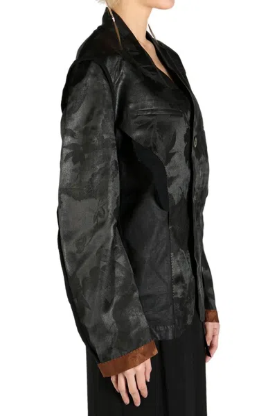 Communs Classic Button Jacket In Black