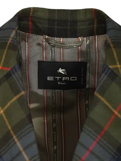 Etro Single-breasted Blazer In Multi