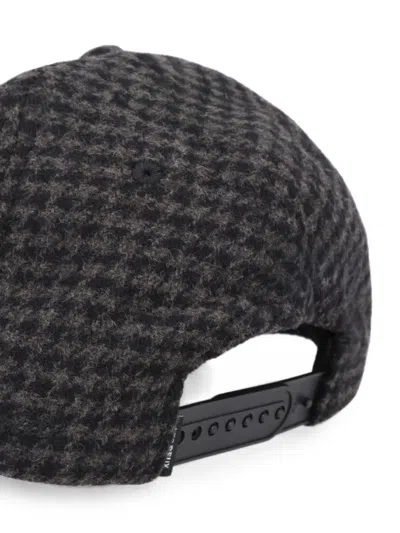 HOUNDSTOOTH-PATTERN BASEBALL CAP