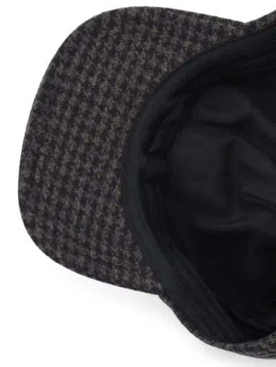 HOUNDSTOOTH-PATTERN BASEBALL CAP