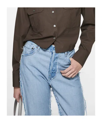 Acne Studios Multi-pocket Jeans In Blue