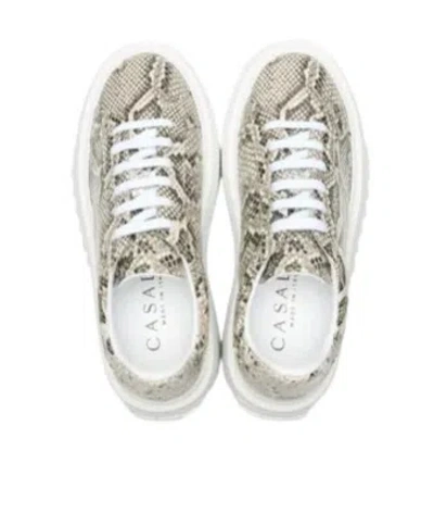 Casadei Nexus Basilisco Python-print Sneakers In Animal Print