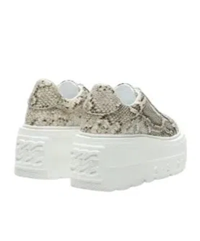 Casadei Nexus Basilisco Python-print Sneakers In Animal Print