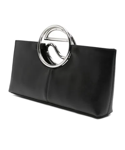 Coperni Leather Tote Bag In Black