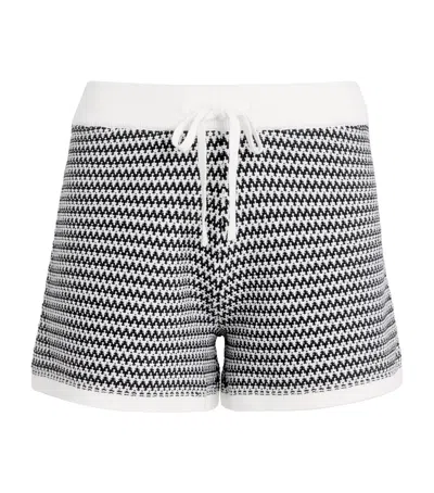 Varley Cotton Knitted Villiers Shorts In Multi