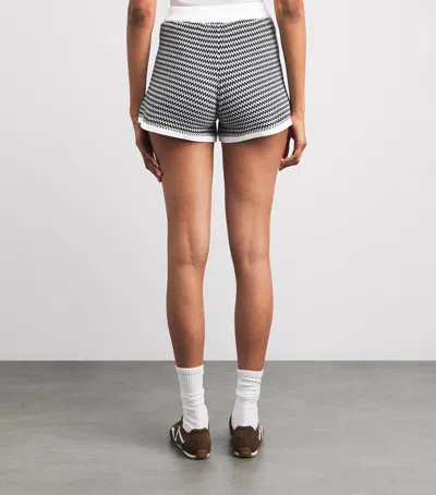 Varley Cotton Knitted Villiers Shorts In Multi