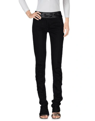 Shop Karl Lagerfeld Denim Pants In Black