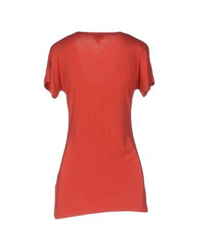 Shop Just Cavalli T-shirts In Red