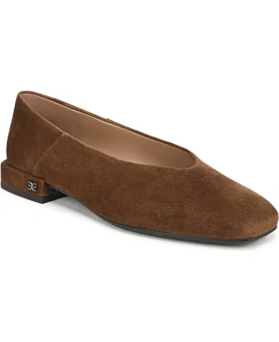 Sam Edelman Kasey Square Toe Pump In Brown