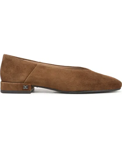 Sam Edelman Kasey Square Toe Pump In Brown