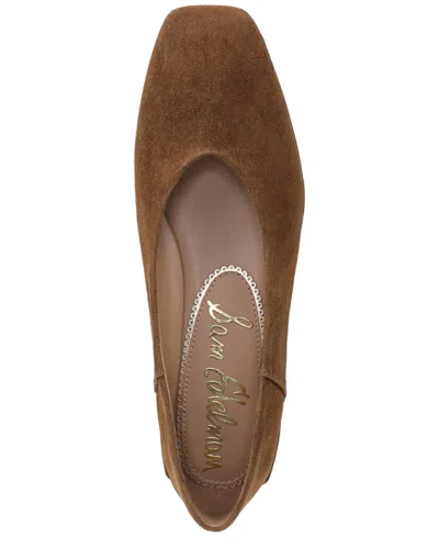 Sam Edelman Kasey Square Toe Pump In Brown