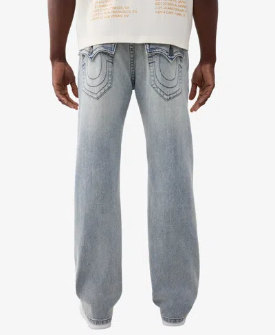 True Religion Billy Mended Bootcut Jeans In Blue