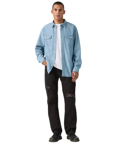 Levi's Men's 501 Regular-fit Button Fly Jeans In Multi