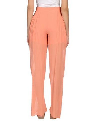 Shop Viktor & Rolf Casual Pants In Salmon Pink