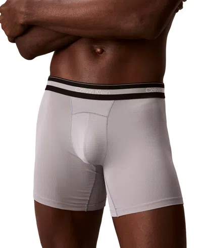 Calvin Klein Men's Icon Active Mesh 3-pack Boxer Brief In Multi
