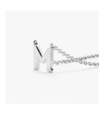 Ana Luisa Silver Initial Necklace In Silver