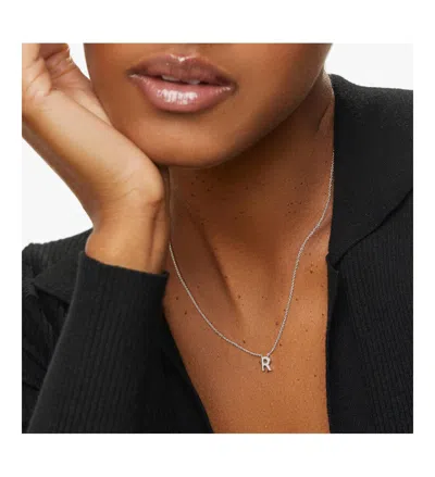 Ana Luisa Silver Initial Necklace In Silver