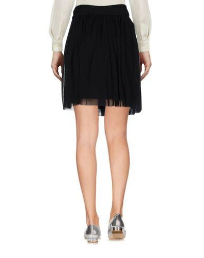 Shop Fuzzi Mini Skirts In Black