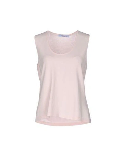 Shop Blumarine Tank Top In Pink