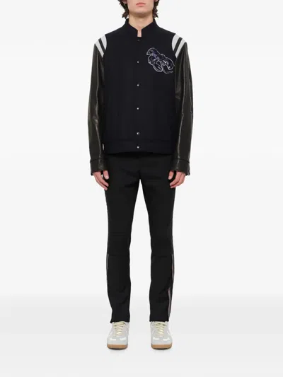 LOBSTER-PATCH BASEBALL JACKET