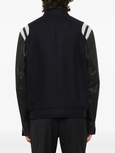 LOBSTER-PATCH BASEBALL JACKET