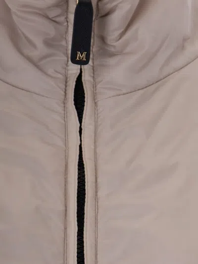 Max Mara The Cube Turtleneck Jacket In Gray