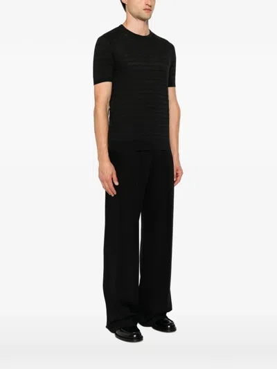 Jeordie's Patterned T-shirt In Black
