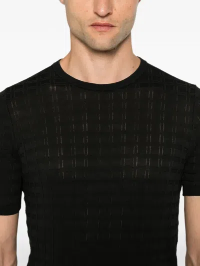 Jeordie's Patterned T-shirt In Black