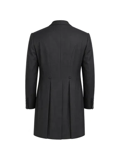 Corneliani Academy Peak-lapel Blazer In Gray
