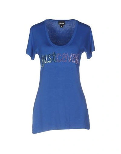 Shop Just Cavalli T-shirt In Blue