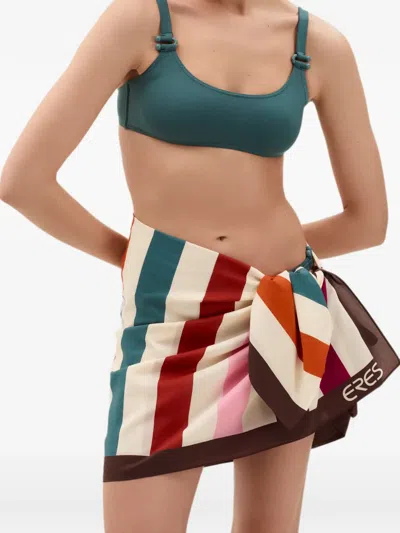 Eres Modernity Striped Sarong In Multi