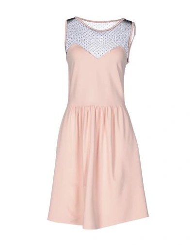 Red Valentino Short Dresses In Light Pink