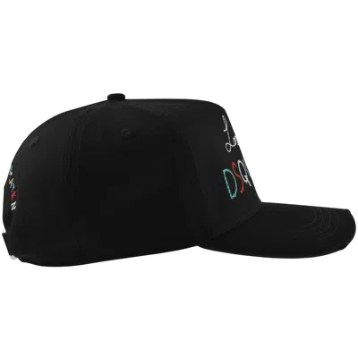 Dsquared2 Logo Baseball Cap Black In Black