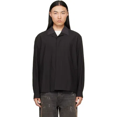 Our Legacy Pack Linen Blend Jacket In Black
