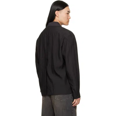 Our Legacy Pack Linen Blend Jacket In Black