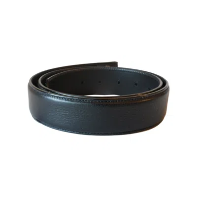 Chrome Hearts Leather Belt Strap Black In Black
