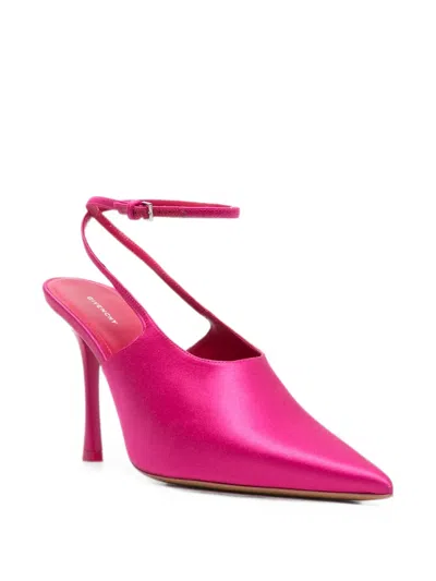 Givenchy Pointed-toe Wrap-around Heeled Pumps In Pink