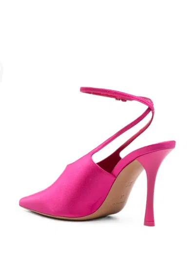 Givenchy Pointed-toe Wrap-around Heeled Pumps In Pink