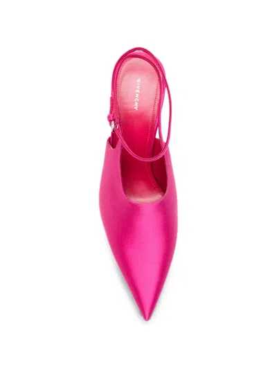 Givenchy Pointed-toe Wrap-around Heeled Pumps In Pink