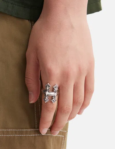 Midnightfactory Quadro Ring In Pattern