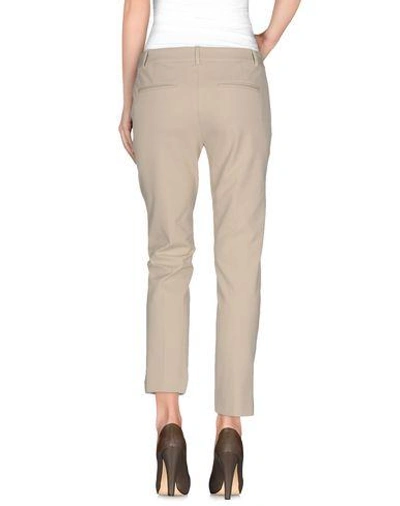 Shop Theory Casual Pants In Beige