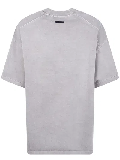 Essentials Logo-patch T-shirt In Gray