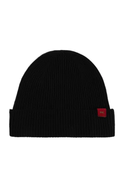 Kiton Ribbed Hat In Black