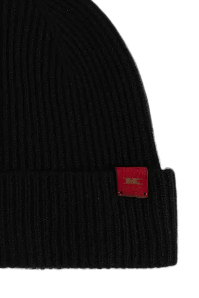 Kiton Ribbed Hat In Black