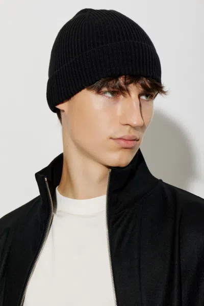 Kiton Ribbed Hat In Black
