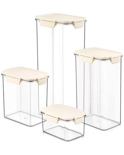 Sorbus 4-pack Stackable Food Storage Containers In Multi